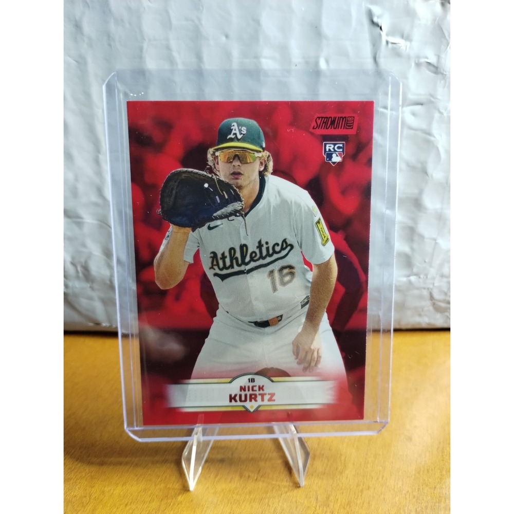 2025 Topps Stadium Club Red Foil Parallels Lot of 12 - Coby Mayo, Nick Kurtz + - Picture 13 of 13